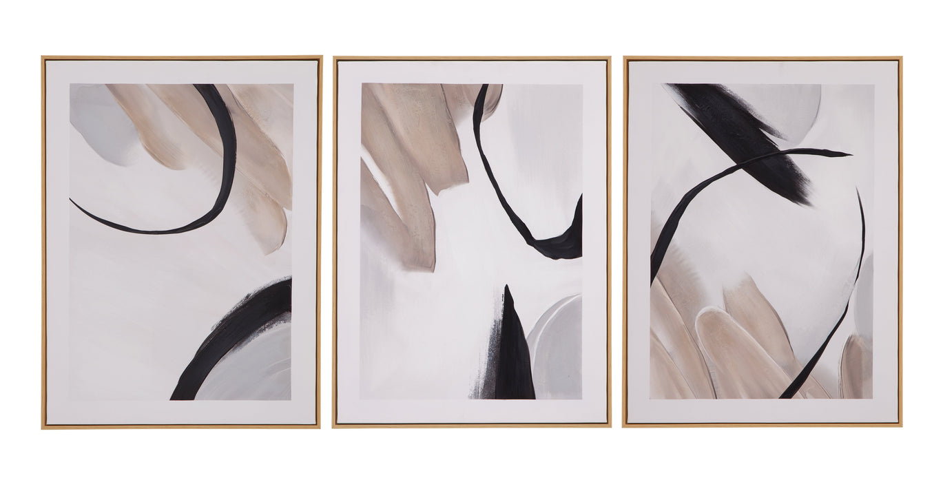 Eartha Framed Canvas Set of 3