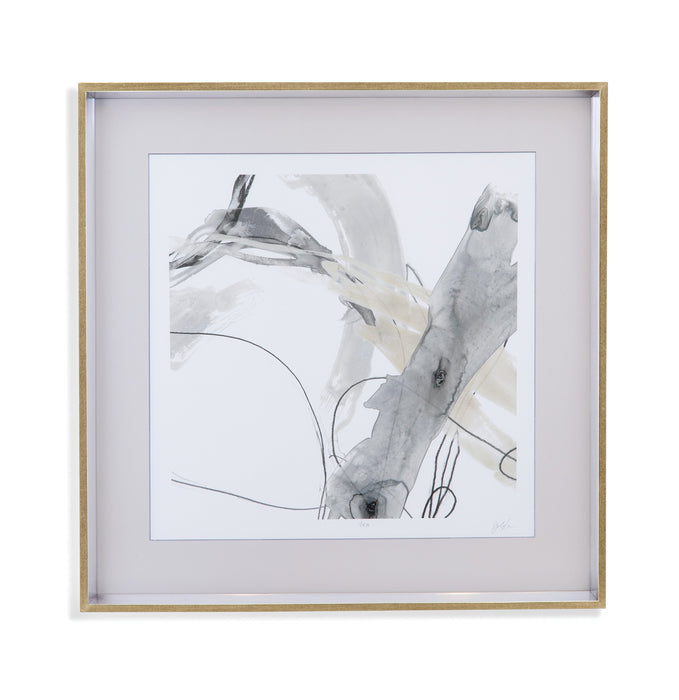 Monochrome Momentum III Framed Print