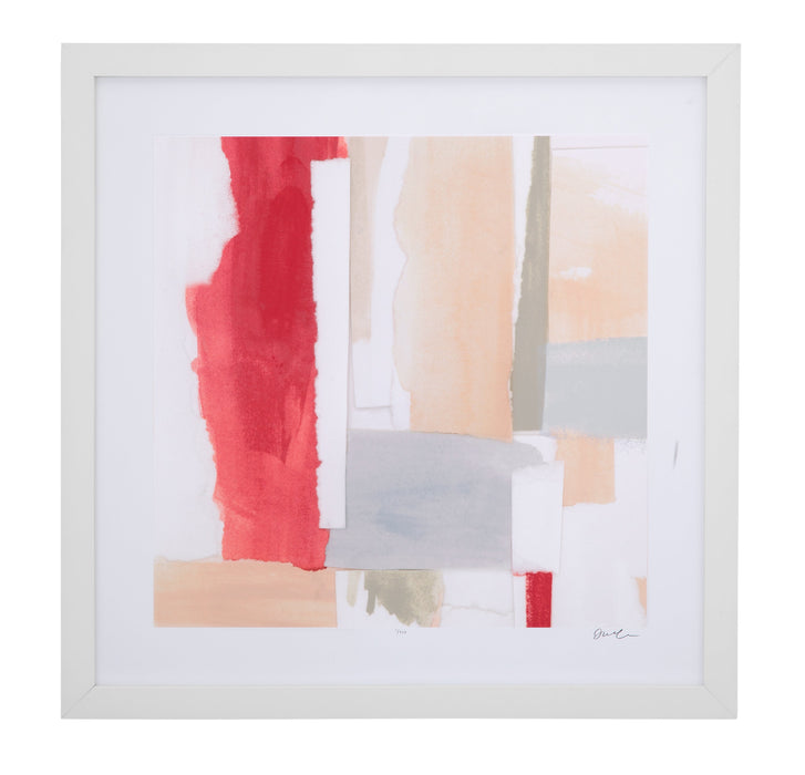 Magenta Ignition II Framed Print