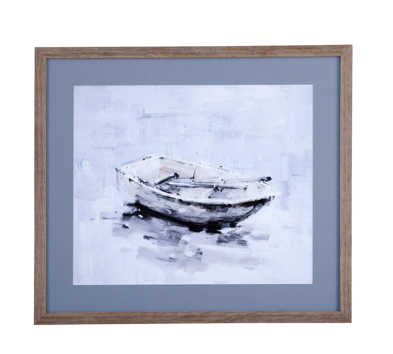 Drifting - Morning Row II Framed Print