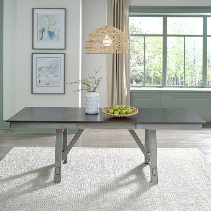 Newport - Trestle Table - Dark Gray