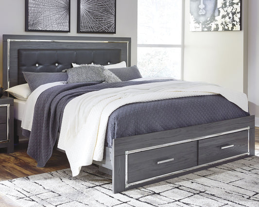 Lodanna Panel Bed With 2 Storage Drawers