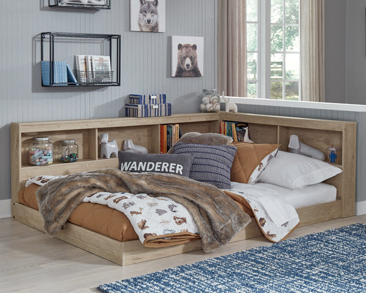 Oliah Bookcase Storage Bed
