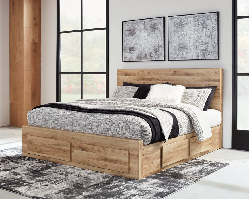 Hyanna Panel Storage Bed With 2 Under Bed Storage Drawers