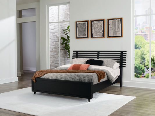 Danziar Slat Panel Bed