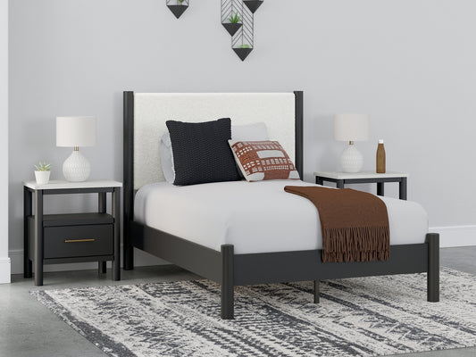 Cadmori Upholstered Panel Bed