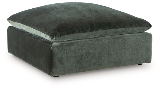 Carriage View Oversized Accent Ottoman