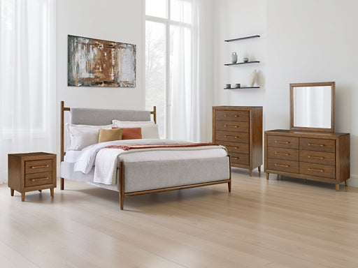 Lyncott Upholstered Panel Bed