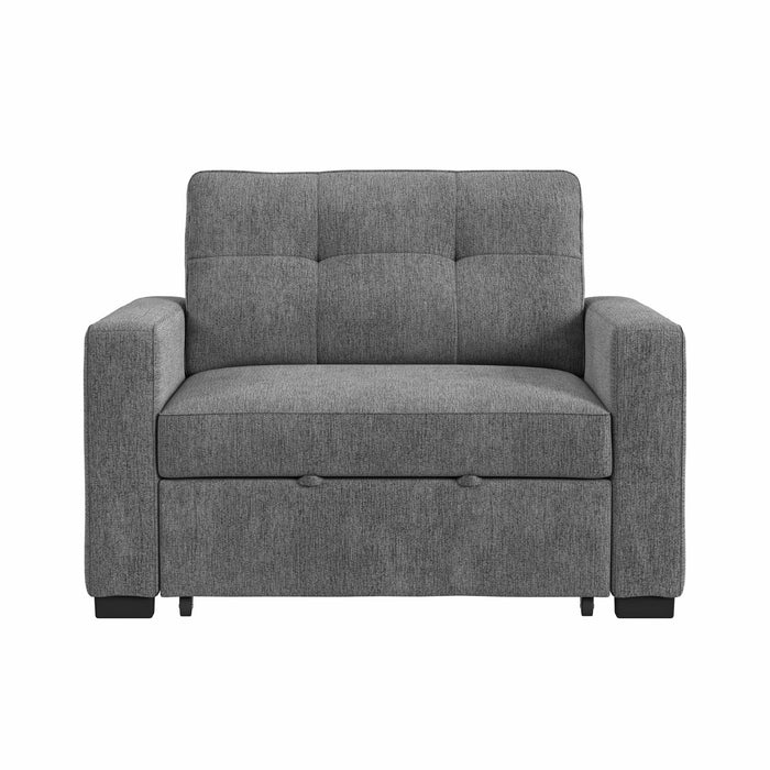 Homer - Klicklak Chair With Pull Out Bed - Clementine Gray