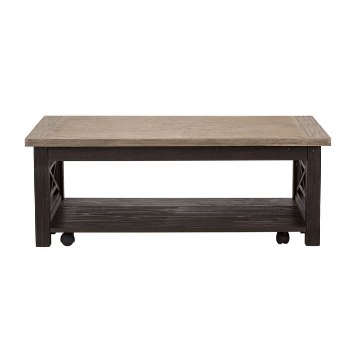 Heatherbrook - 3 Piece Table Set (1 Cocktail 2 End Tables) - Black