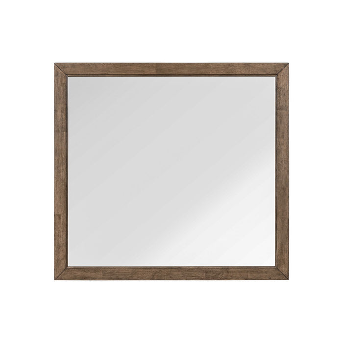 Shaker Lakes - Landscape Mirror - Harvest Brown