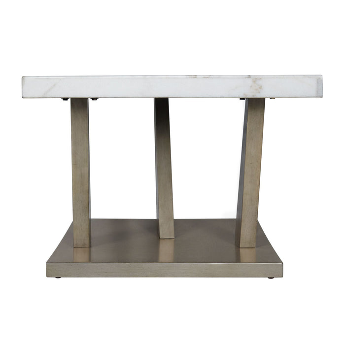 Greta - 2 Piece Occasional Table Set (Coffee Table And End Table) - Gray