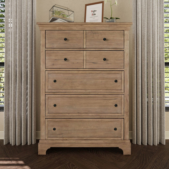 Haven Hills - 5 Drawer Chest - Camel Beige