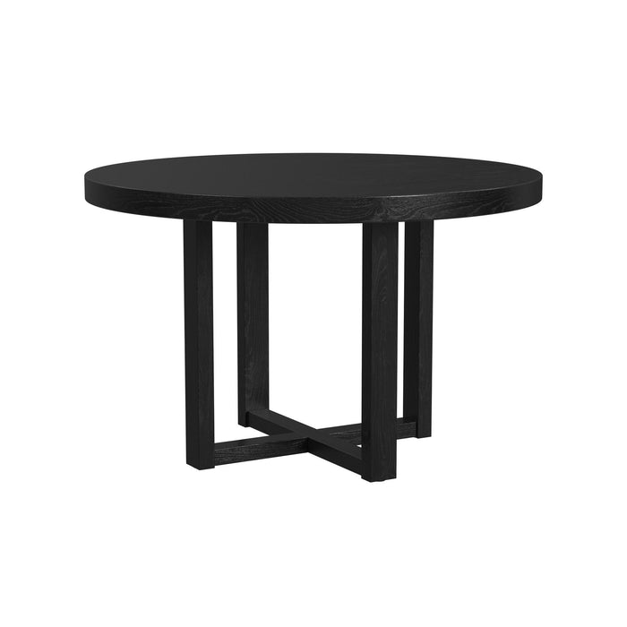 Bahama Breeze - 5 Piece Standard Height Dining Set (Table And Four Chairs) - Black