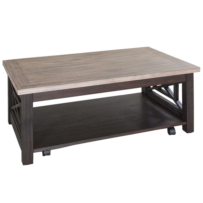 Heatherbrook - 3 Piece Table Set (1 Cocktail 2 End Tables) - Black