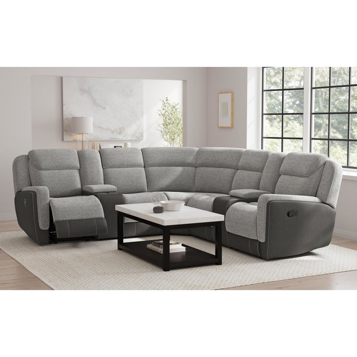 Hornet - 3 Piece Motion Sectional Set With Console