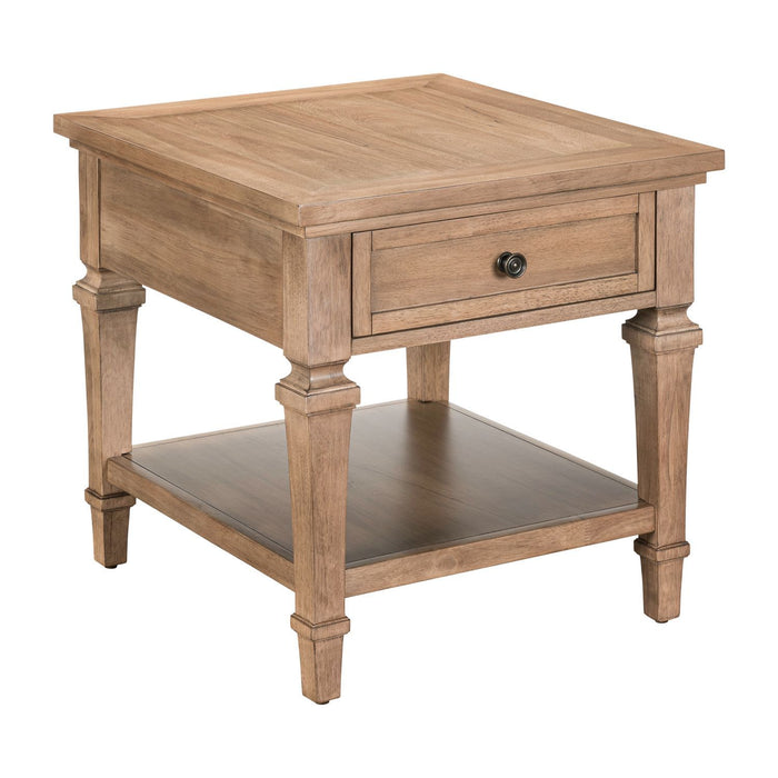 Haven Hills - End Table - Camel Beige