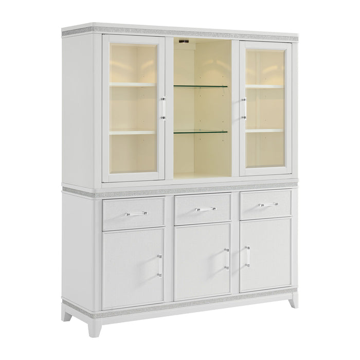 Diedra - Server And Hutch - White