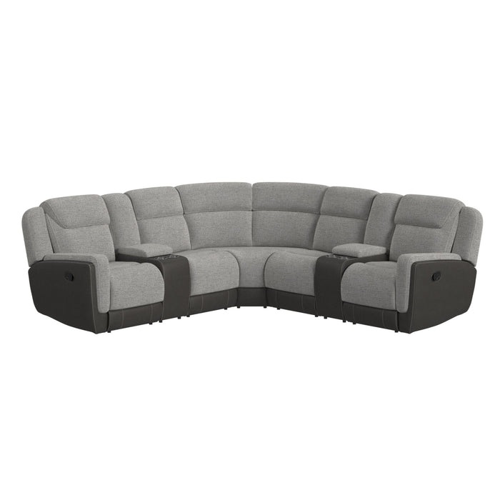 Hornet - 3 Piece Motion Sectional Set With Console