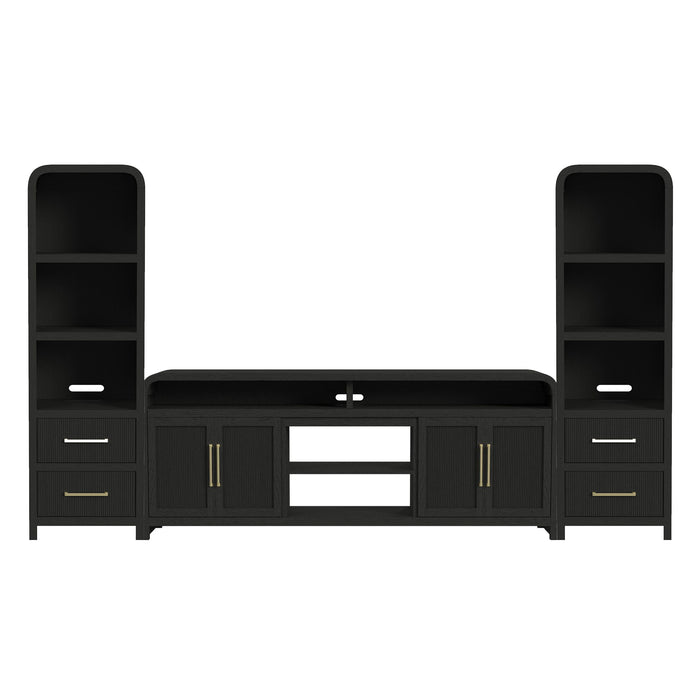 Ridgemont - 3 Piece Entertainment Unit With 82" TV Console
