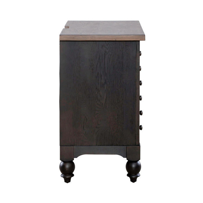 Americana Farmhouse - Bedside Chest With Charging Station