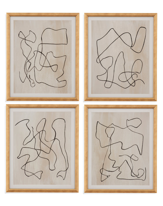 Bound Framed Print Set of 4