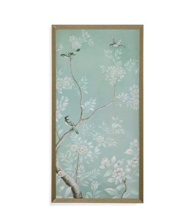 Birds & Flowers I Framed Print