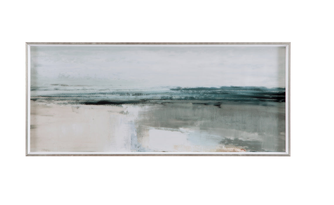 Moody Coast II Framed Print