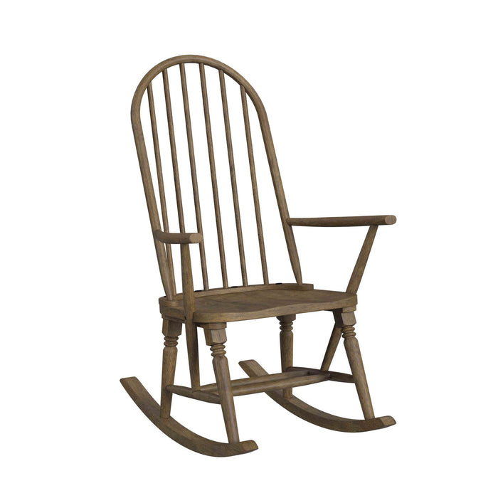 Heritage & Home - Rocking Chair - Oak Brown