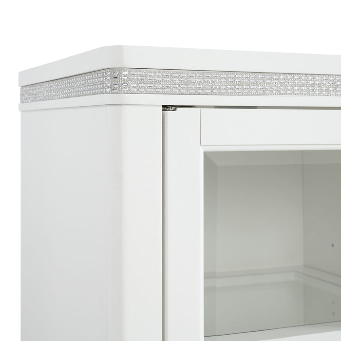 Diedra - Server And Hutch - White