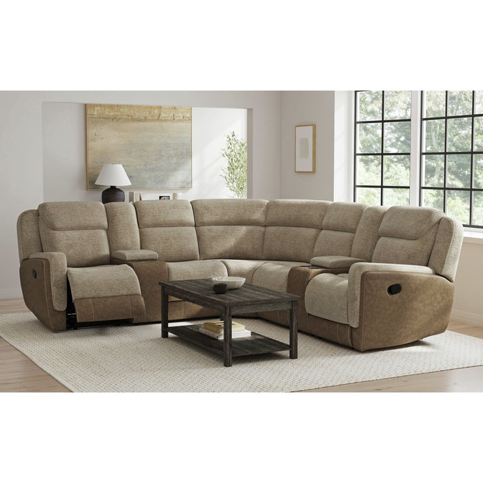 Hornet - 3 Piece Motion Sectional Set With Console