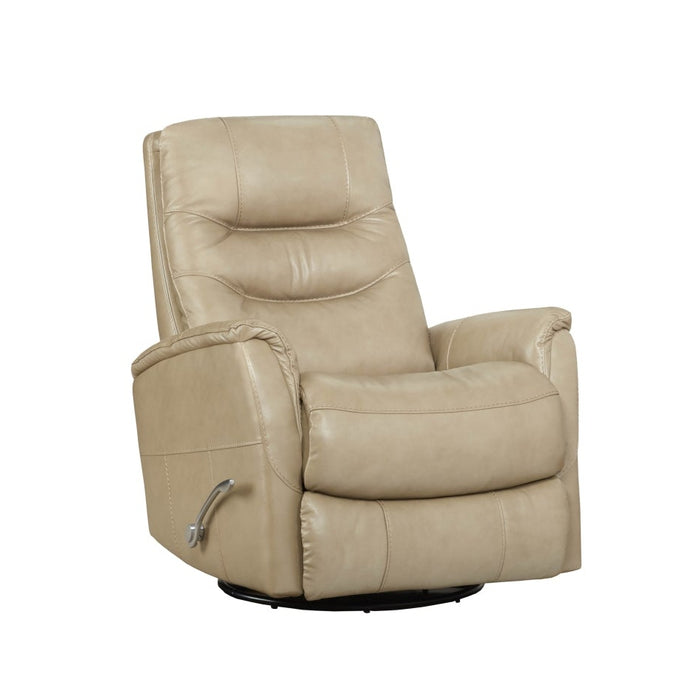 Beige recliner chair on a white background