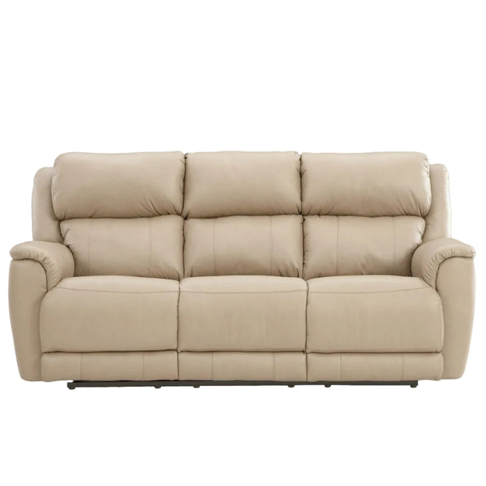 Beige sofa on a white background
