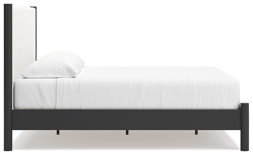 Cadmori  Upholstered Panel Bed