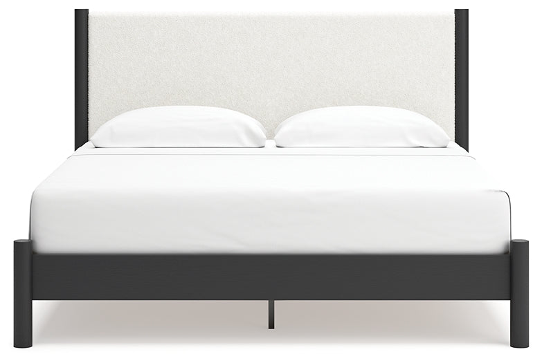 Cadmori  Upholstered Panel Bed