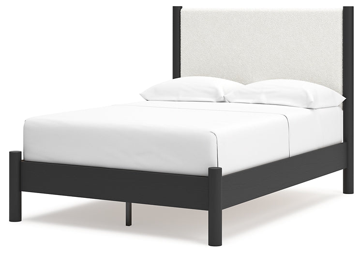 Cadmori  Upholstered Panel Bed