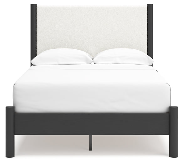 Cadmori  Upholstered Panel Bed