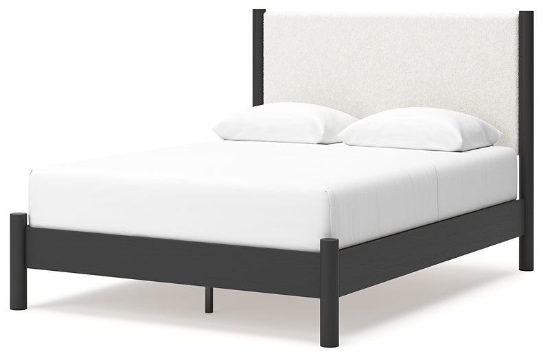 Cadmori  Upholstered Panel Bed