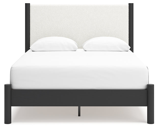 Cadmori  Upholstered Panel Bed