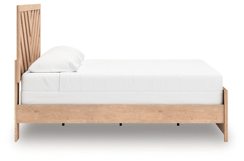 Sanginlane  Panel Bed