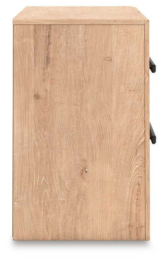 Sanginlane Two Drawer Night Stand