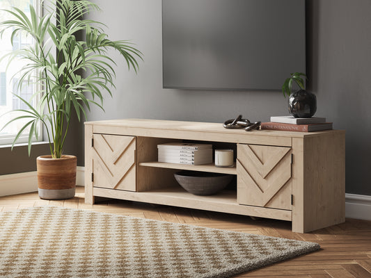 Cayboni LG TV Stand w/Fireplace Option