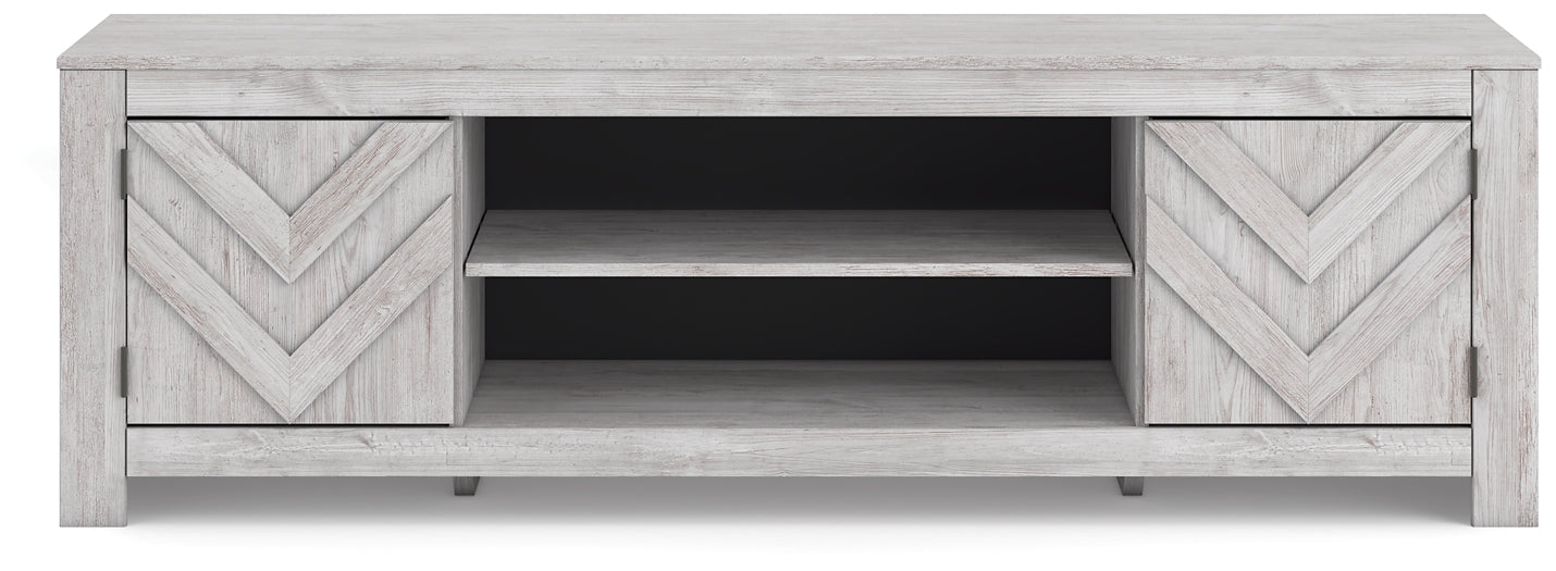Cayboni LG TV Stand w/Fireplace Option