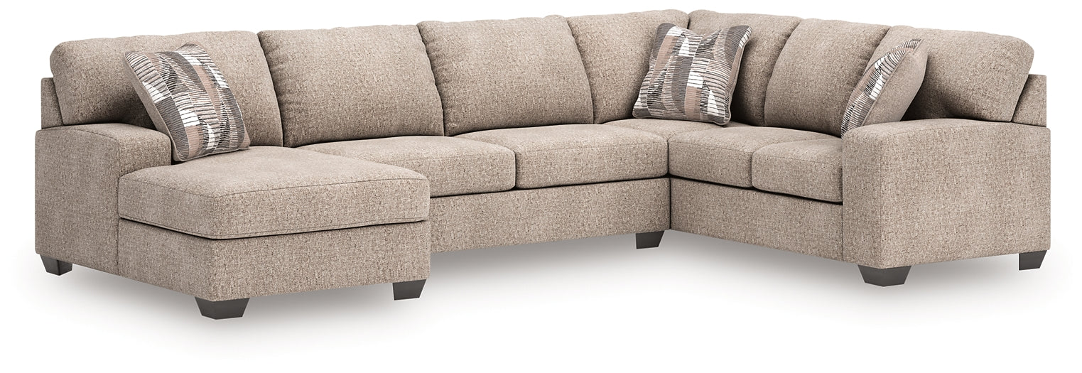 Newellen 3-Piece Sleeper Sectional with Chaise