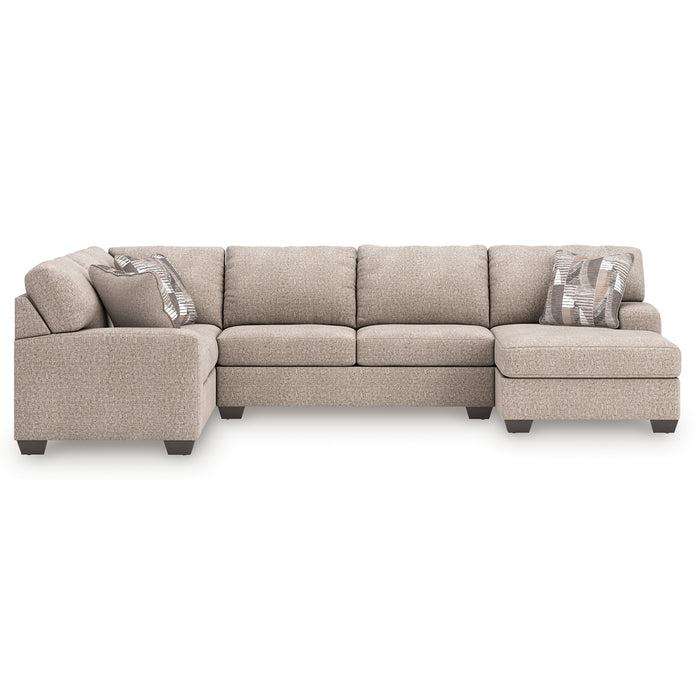 Newellen 3-Piece Sleeper Sectional with Chaise