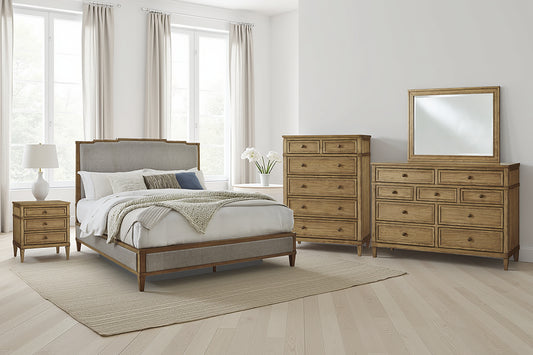 Sharlance  Upholstered Panel Bed
