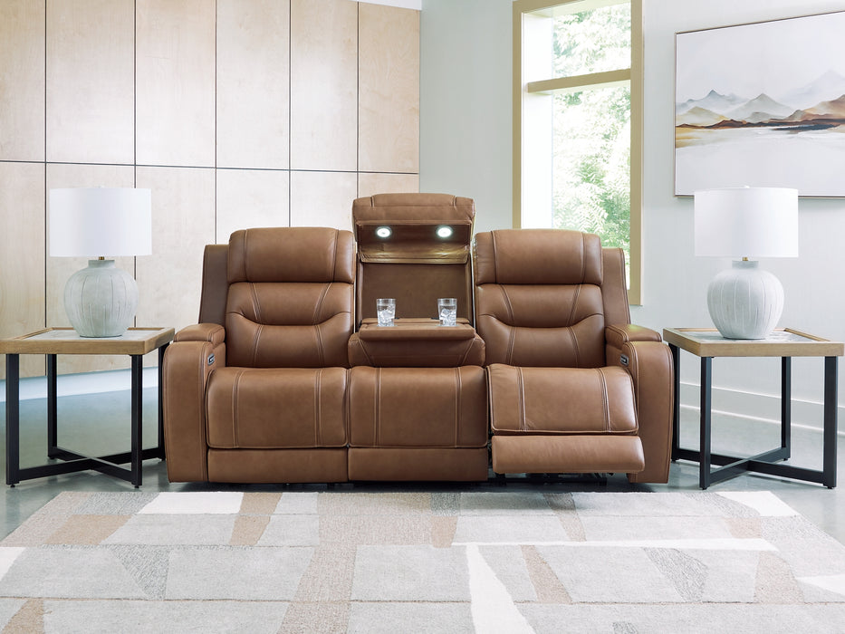 Knightington PWR REC Sofa w/Audio Seating