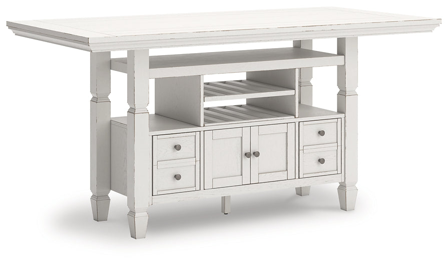 Robbinsdale Counter Height Dining Table and 6 Barstools