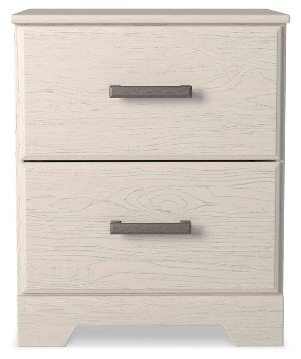 Stelsie Two Drawer Night Stand