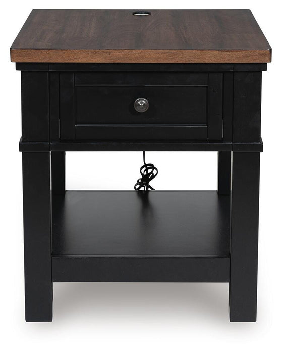 Wildenauer Rectangular End Table
